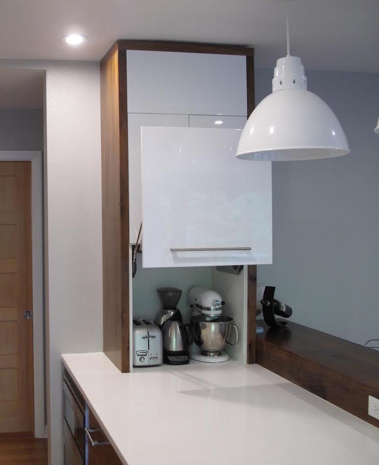 Portland Dendra Doors acrylic fronts for custom IKEA Favicon appliance garage