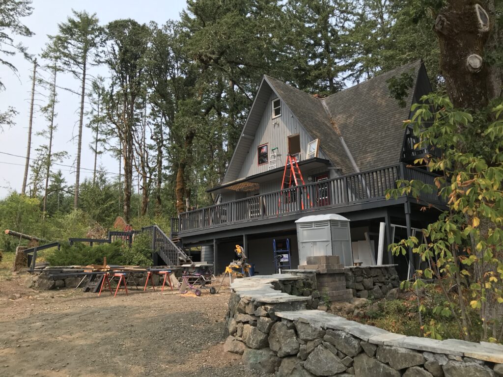 Suttle Rd Full Home Remodel - Exterior - early progress