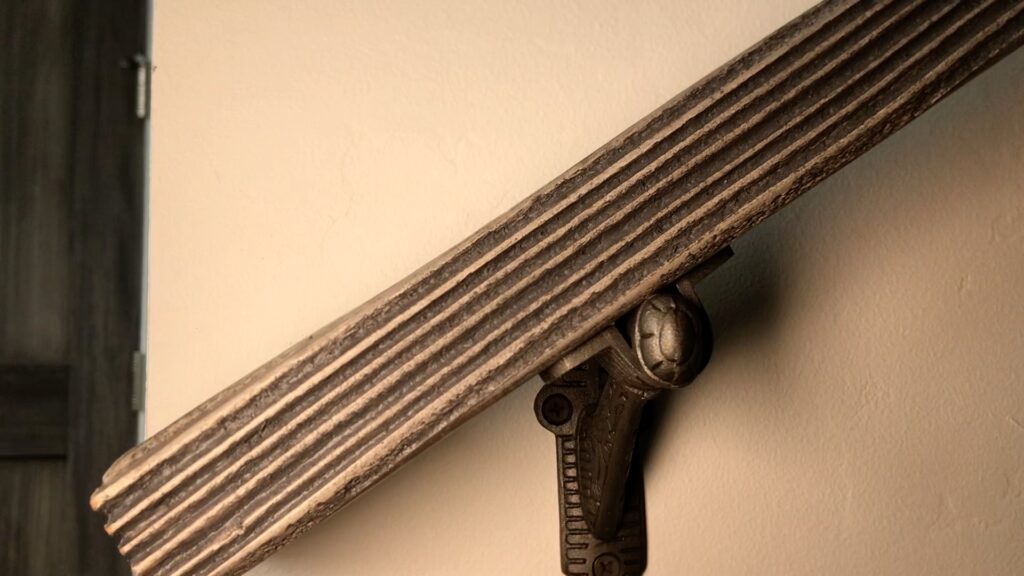 John talking Interior Design - Underside handrail custom woodwork 2 - Hatfield New Home Build