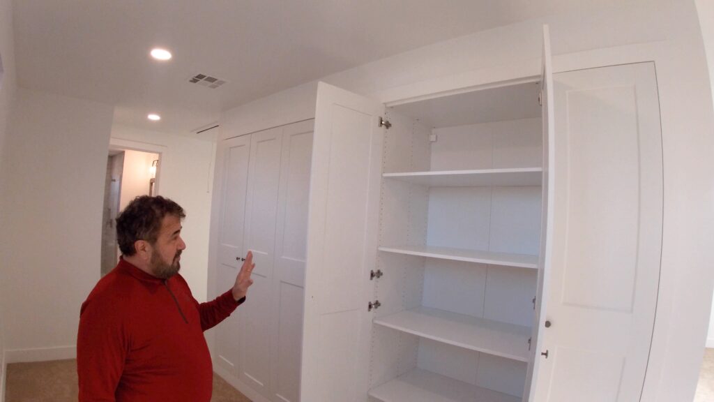 John talking Interior Design - Built in IKEA PAX cabinets GP 2 - Hatfield New Home Build