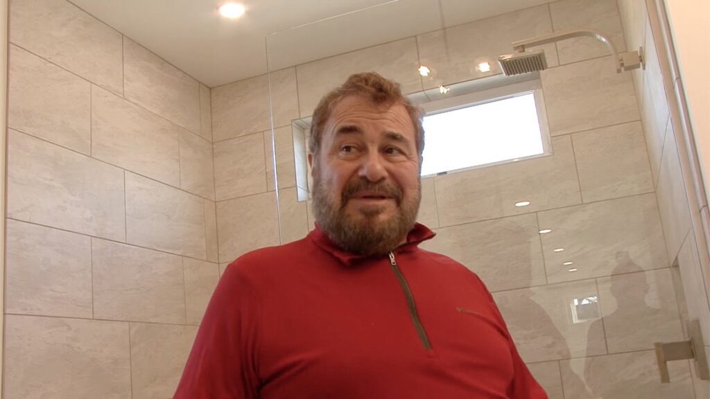 John talking Interior Design - IKEA bathroom design GP - Hatfield New Home Build