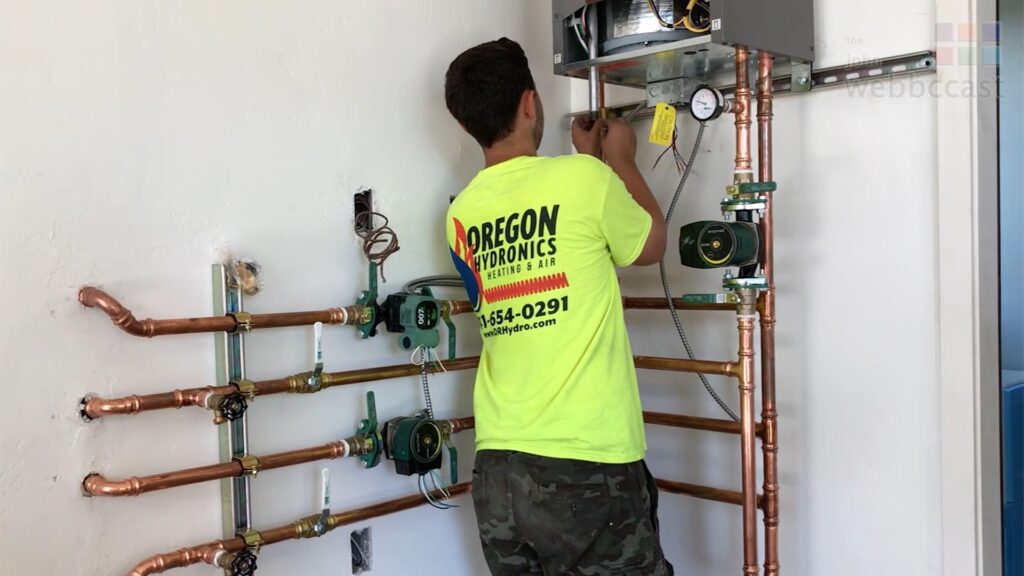 Hatfield New Home Build - Hydronic System Boiler setup - Healthy Home Design