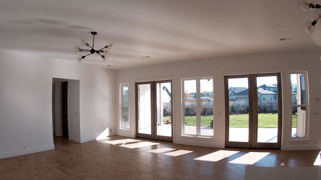 Hatfield - New Home Design and Build - French Doors and Patio View GoPro 2