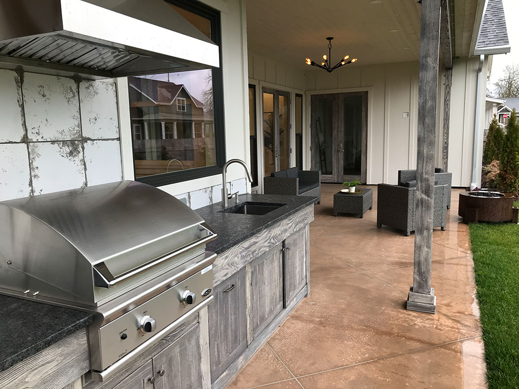 New Home Design - Hatfield - Outdoor Kitchen and Living Space