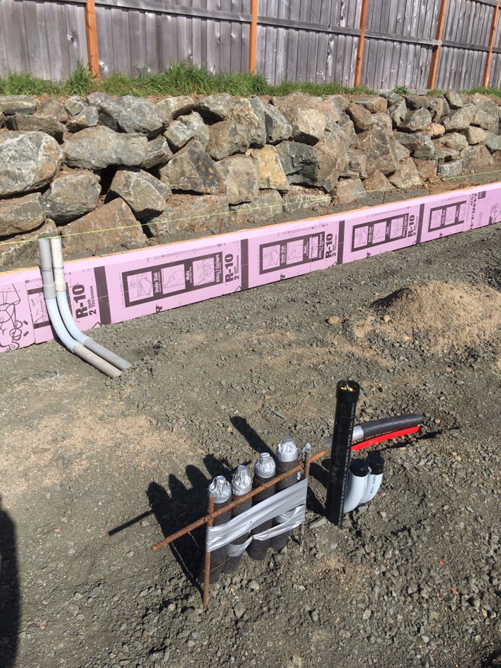 Hatfield - New Home Build IKEA Kitchen Radiant Heat Slab pre-pour